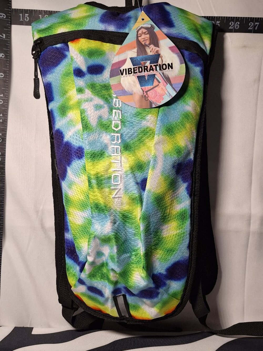 NWT Vibedration Hydration Backpack w/o bladder - Tie Dye
